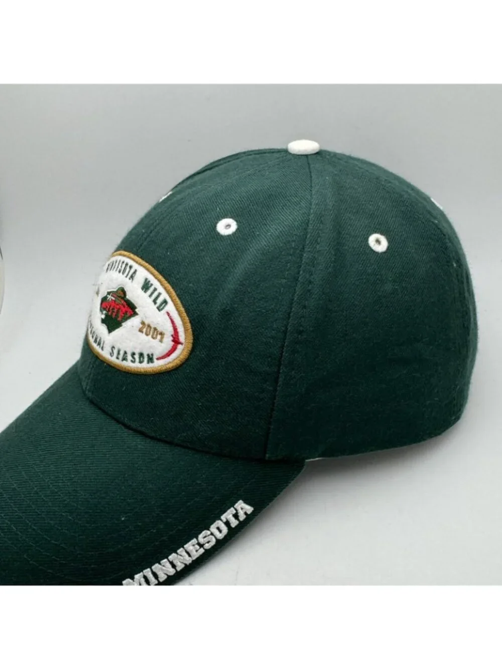 Vintage Minnesota Wild Inaugural Season 2000-2001 Hat Cap NHL Twins Enterprise